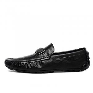 BAGE Мокасины мужские черные, цвет Black