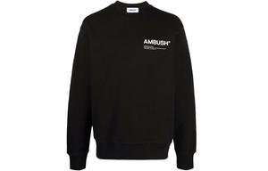 Толстовка с круглым вырезом AMBUSH, черная