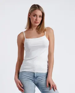 Женская майка с пайетками и бретелями Admas, цвет Crudo