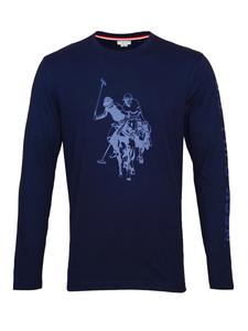 Лонгслив U.S. POLO ASSN. Shirt, синий/светло-синий