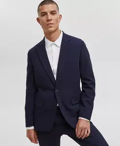 Мужской приталенный блейзер для костюма Mode of One, синий