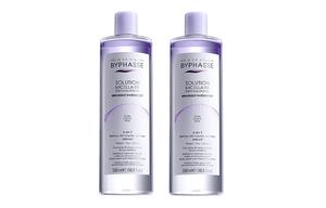 BYPHASSE Средство для снятия макияжа 3 в 1 для глаз, губ и лица удаление черных точек, отшелушивание, освежение, увлажнение 500мл*1