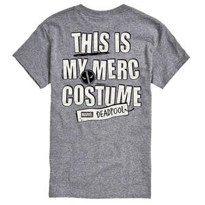 Мужская футболка с принтом "Дэдпул: Это мой костюм наемника" Marvel, серый