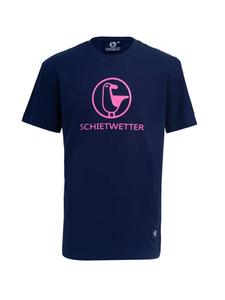Футболка SCHIETWETTER Lou Basic, цвет navy/pink