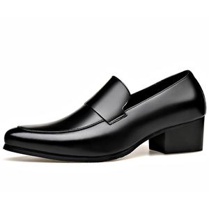 KACHILANG Повседневные кожаные туфли мужские низкие, черные