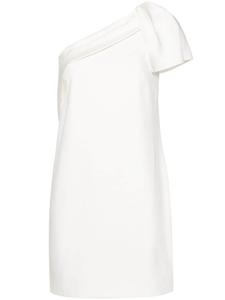 Roland Mouret креповое платье мини, нейтральный цвет