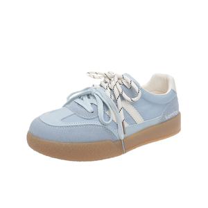 SUPEREDGE Дышащие легкие низкие кеды для женщин с амортизацией голубые, цвет Blue