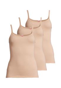 Майка/Топ 3 шт. в мелкий рубчик -Con-Ta-, цвет ton