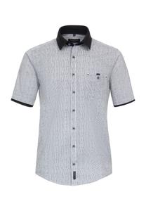 Рубашка повседневная, стандартного кроя, с коротким рукавом, воротником-поло, мужская CASAMODA, синий