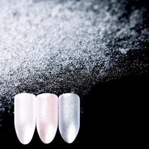 Изюм, пудра для дизайна ногтей Silver Pearl, Raisin