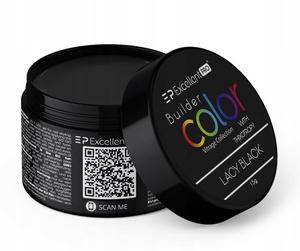Excellent Pro Builder Gel Stained Glass Lacy Black 15 г