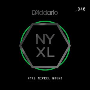 D'Addario NYNW046 NYXL Электрогитара, однострунная, с никелевой обмоткой, .046