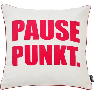 Чехол для подушки Vibe из мягкого бархата Done., бежевый/розовый