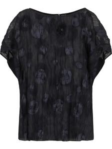 Emporio Armani жаккардовая блузка, синий