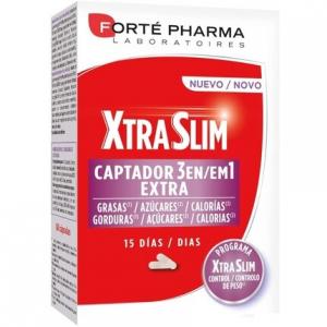 Xtraslim Captador 3 в 1, 60 капсул, Forte Pharma