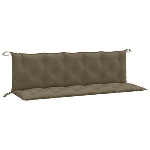 Подушки для садовой скамейки vidaXL 2 шт. Melange Taupe 180x50x7 см, ткань., серо-коричневый