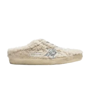 Кроссовки Golden Goose Wmns Super Star Sabot, Natural White Silver
