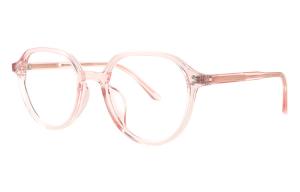 MUZU Унисекс очки для зрения, 21591-Translucent Pink-C04