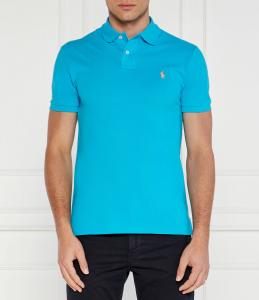 Поло POLO RALPH LAUREN Slim Fit, синий