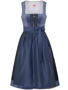 Широкая юбка в сборку SPIETH & WENSKY France, синий