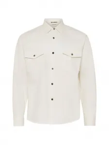Рубашка с нагрудным карманом JW ANDERSON, бежевый