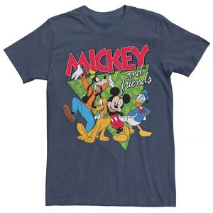 Мужская футболка Disney с Микки Маусом «Друзья 90-х» Licensed Character