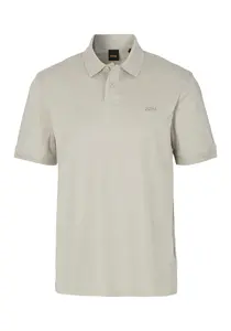 Рубашка-поло BOSS ORANGE "Pe_Interlock", с воротником-поло, бежевый