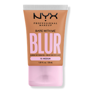 Тональная основа Bare With Me Blur Tint Soft Matte Foundation NYX Professional Makeup, 10: Medium (medium with warm undertones)