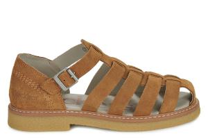 Сандалии Kick lergo на плоской подошве Kickers, коричневый