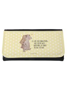 Кошелек Mr. & Mrs. Panda, желтый пастельный