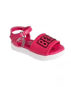 Модные и удобные сандалии для девочек Toddler Girls Bebe, розовый