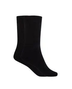 Носки женские короткие хлопковые - внутри махровые - Термо Punto Blanco, черный