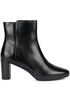 Ботильоны Walk Pleasure 60 на блочном каблуке Geox, черный