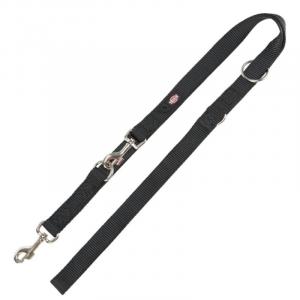 Регулируемый поводок Trixie New Premium, черный М-Л Trixie, цвет черный