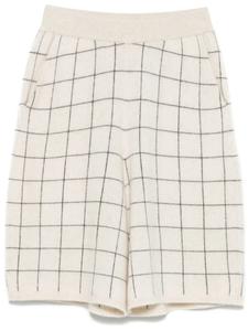 Шорты Frenckenberger с узором в виде оконного стекла, нейтральный