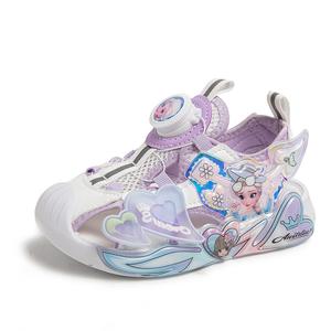 Легкие, амортизирующие, нескользящие, износостойкие, дышащие, низкие детские сандалии для детей SHIBU, фиолетовый