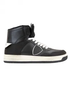 Высокие женские кроссовки на шнуровке Philippe Model, черный