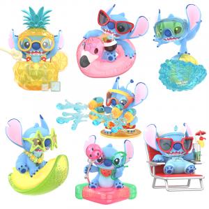 Disney Stitch Summer Carnival Collection Mystery Boxes Single Mystery Box/Full Box 6 Pcs TOP TOY, 2 mystery boxes (random style)
