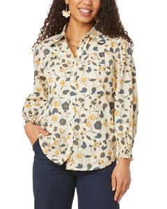 Топ Roller Rabbit Evandra Noemie с цветочным принтом, кремовый