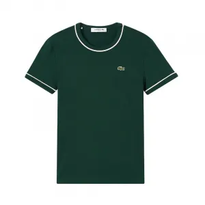 Футболка с вышитым логотипом LACOSTE, белый