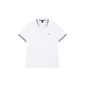 HUGO BOSS Белая поло SS24 для мужчин