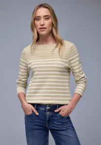 Топ с длинными рукавами gestreiftes Street One, Beige