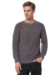 Вязаный свитер Rusty Neal простого дизайна, цвет Stein