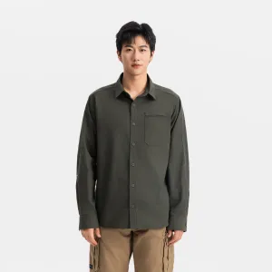 Мужская походная рубашка с длинным рукавом Travel 500 - хаки