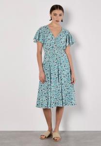 Повседневное платье DITSY SMOCKED Apricot, синий