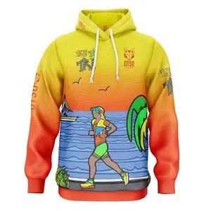 Худи Otso Time to tri Run, желтый