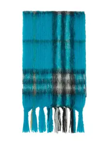 Шарф в клетку BURBERRY, синий