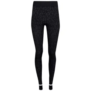 Женские джерси базовые леггинсы Sweaty Betty, Black Leopard Paint Jacquard