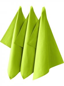 Redbest  Набор из 3 хлопковых кухонных полотенец "Сиэтл" яблочно-зеленого цвета