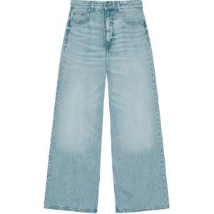 Джинсы с эффектом потертостей GANNI, синий